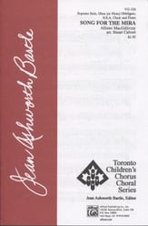 Song for the Mira SATB choral sheet music cover